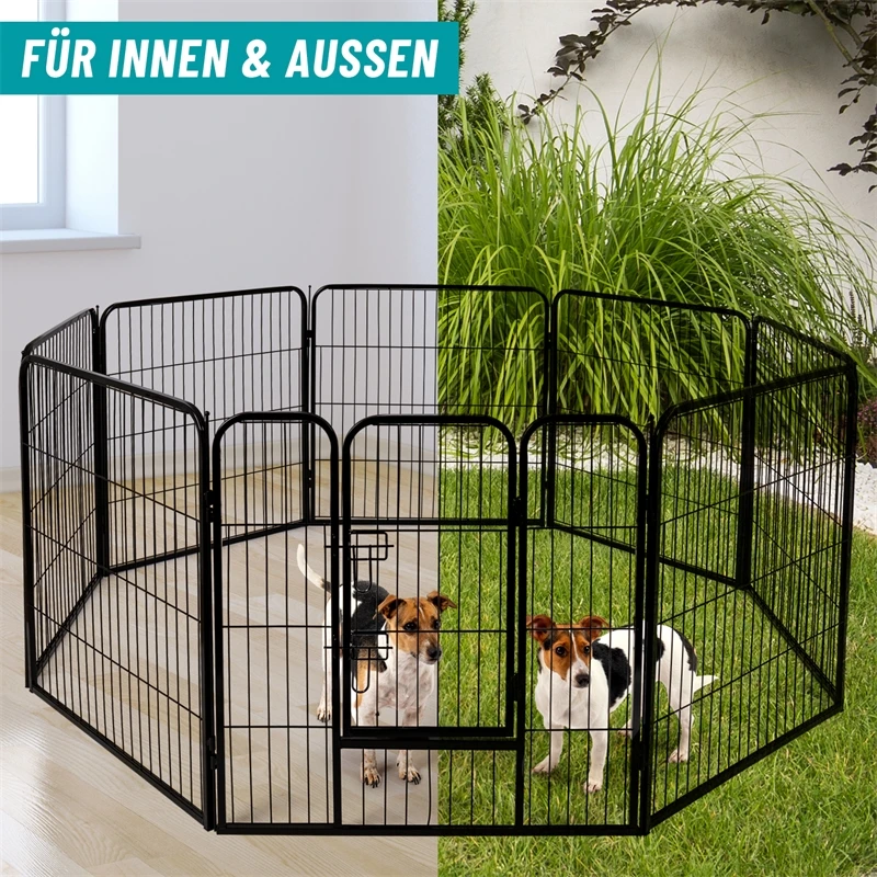 VOSS.pet Welpenauslauf XL, Kleintier Freilaufgehege, 8 Robuste Zaunelemente 81x78cm 7 VOSS.pet Welpenauslauf XL, Kleintier Freilaufgehege, 8 Robuste Zaunelemente 81x78cm – Bild 5