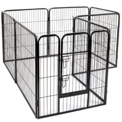 VOSS.pet Welpenauslauf XL, Kleintier Freilaufgehege, 8 Robuste Zaunelemente 81x78cm 39 VOSS.pet Welpenauslauf XL, Kleintier Freilaufgehege, 8 Robuste Zaunelemente 81x78cm -Optimal Ranchzaun Geschäft 590410 vosspet welpenkaefig tiergehege auslauf