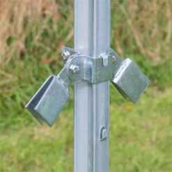 VOSS.farming Eckstreben-Set Für Z-Profil, Verstärkung Knotengeflecht -Optimal Ranchzaun Geschäft 68614 voss farming eck strebenset z profilpfaehle wildzaun zaunanfang