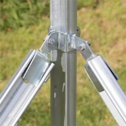 VOSS.farming Eckstreben-Set Für Z-Profil, Verstärkung Knotengeflecht -Optimal Ranchzaun Geschäft 68614 voss farming knotengeflecht ecke abstuetzen