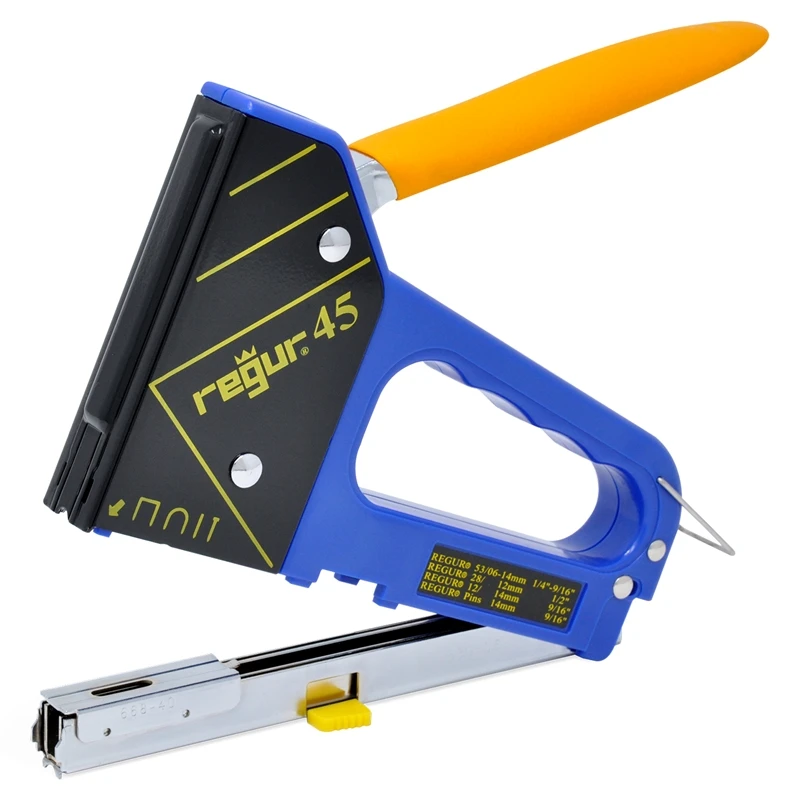 REGUR 45 Handtacker, 4-in 1 Multifunktions-Tacker Zum Befestigen Von Draht, Drahtgeflecht 4 REGUR 45 Handtacker, 4-in 1 Multifunktions-Tacker Zum Befestigen Von Draht, Drahtgeflecht – Bild 2