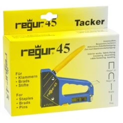 REGUR 45 Handtacker, 4-in 1 Multifunktions-Tacker Zum Befestigen Von Draht, Drahtgeflecht 33 REGUR 45 Handtacker, 4-in 1 Multifunktions-Tacker Zum Befestigen Von Draht, Drahtgeflecht -Optimal Ranchzaun Geschäft 68640 regur 45 handtacker fuer klammern