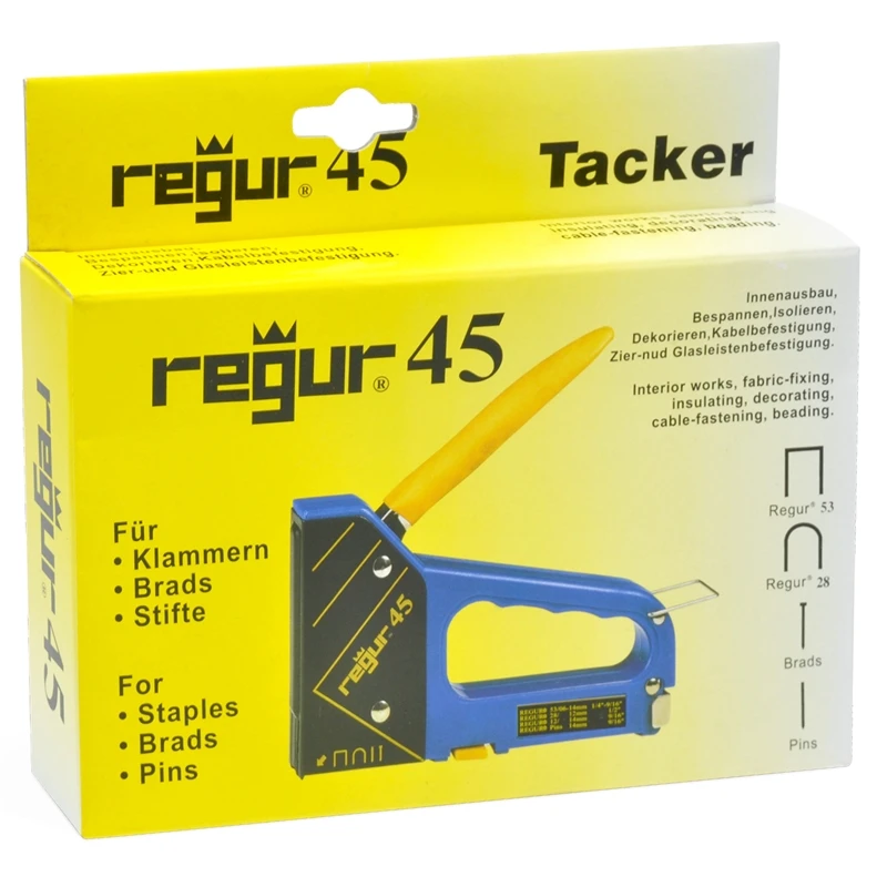 REGUR 45 Handtacker, 4-in 1 Multifunktions-Tacker Zum Befestigen Von Draht, Drahtgeflecht 18 REGUR 45 Handtacker, 4-in 1 Multifunktions-Tacker Zum Befestigen Von Draht, Drahtgeflecht – Bild 16