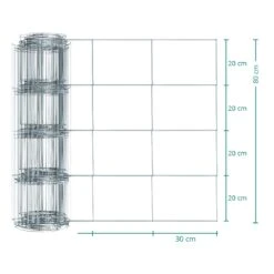 50m VOSS.farming Classic Wildzaun Komplettset 80/5/30 + Z-Profilpfosten + Schellen + Kappen + Erdtel 23 50m VOSS.farming Classic Wildzaun Komplettset 80/5/30 + Z-Profilpfosten + Schellen + Kappen + Erdtel -Optimal Ranchzaun Geschäft 68920 voss farming wildzaun verzinkt 80cm 50m 2