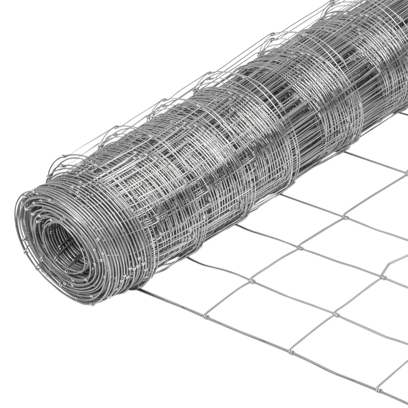 50m VOSS.farming Premium Wildzaun, Knotengeflecht, Höhe 100cm - 100/08/15, Verzinkt 5 50m VOSS.farming Premium Wildzaun, Knotengeflecht, Höhe 100cm - 100/08/15, Verzinkt – Bild 3