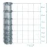 50m VOSS.farming Premium Wildzaun, Knotengeflecht, Höhe 100cm - 100/08/15, Verzinkt -Optimal Ranchzaun Geschäft 68945 voss farming wildzaun knotengeflecht 100cm abmessungen 1
