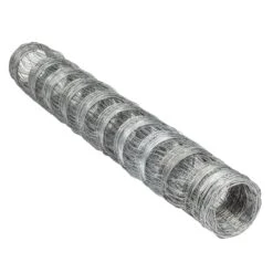 50m VOSS.farming Classic Wildzaun Komplettset 150/12/30 + Z-Profilpfosten + Schellen + Kappen + Erdt -Optimal Ranchzaun Geschäft 68975 voss farming knotengeflechtzaun verzinkt 150cm 1