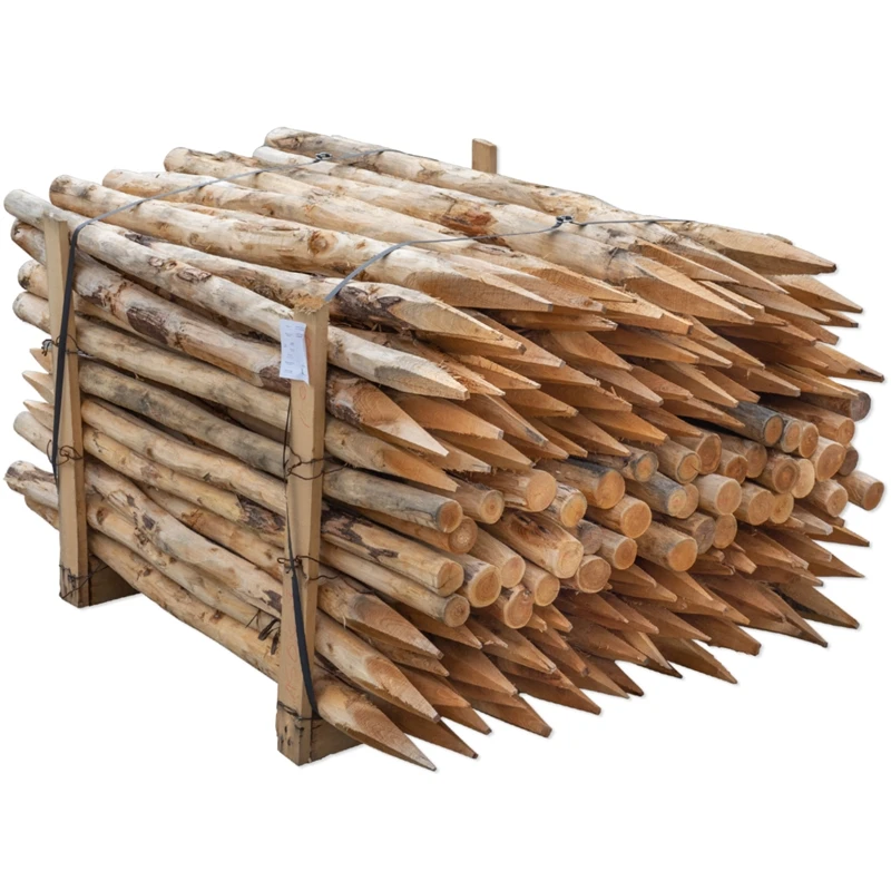 75x VOSS.farming Akazien-Pfähle Naturbelassen, Entrindet, Holzpfahl, 150cm, Ø 6-8cm 4 75x VOSS.farming Akazien-Pfähle Naturbelassen, Entrindet, Holzpfahl, 150cm, Ø 6-8cm – Bild 2