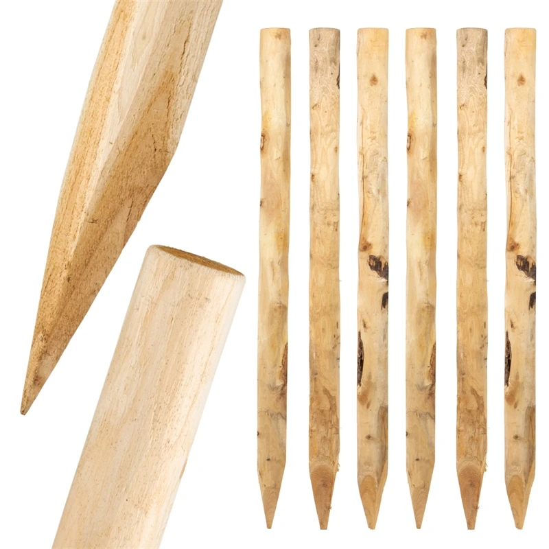 75x VOSS.farming Akazien-Pfähle Naturbelassen, Entrindet, Holzpfahl, 150cm, Ø 6-8cm 3 75x VOSS.farming Akazien-Pfähle Naturbelassen, Entrindet, Holzpfahl, 150cm, Ø 6-8cm