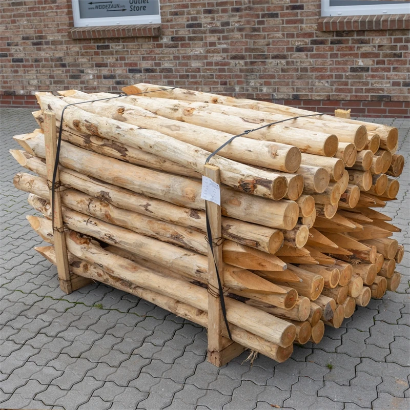70x VOSS.farming Akazien-Pfähle Naturbelassen, Entrindet, Holzpfahl, 200cm, Ø 10-12cm 7 70x VOSS.farming Akazien-Pfähle Naturbelassen, Entrindet, Holzpfahl, 200cm, Ø 10-12cm – Bild 5
