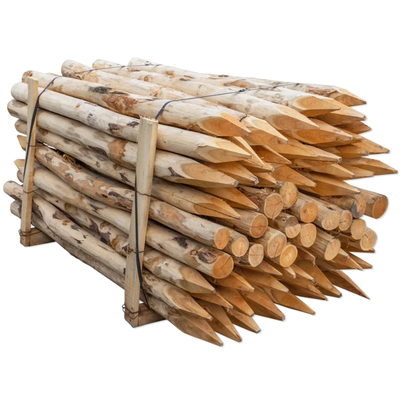 35x VOSS.farming Akazien-Pfähle Naturbelassen, Entrindet, Holzpfahl, 200cm, Ø 10-12cm 4 35x VOSS.farming Akazien-Pfähle Naturbelassen, Entrindet, Holzpfahl, 200cm, Ø 10-12cm – Bild 2