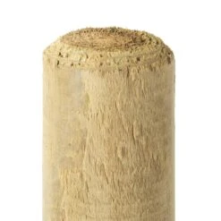 8x VOSS.farming Holzpfähle Rund, Zaunpfahl Holz, Kesseldruckimprägniert Klasse 4, 150cm X 50mm -Optimal Ranchzaun Geschäft 69490 voss farming holzpfahl rund kopf