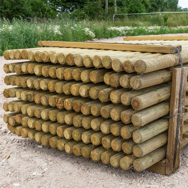 119x VOSS.farming Holzpfähle Rund, Zaunpfahl Holz, Kesseldruckimprägniert Klasse 4, 150cm X 60mm 6 119x VOSS.farming Holzpfähle Rund, Zaunpfahl Holz, Kesseldruckimprägniert Klasse 4, 150cm X 60mm – Bild 4