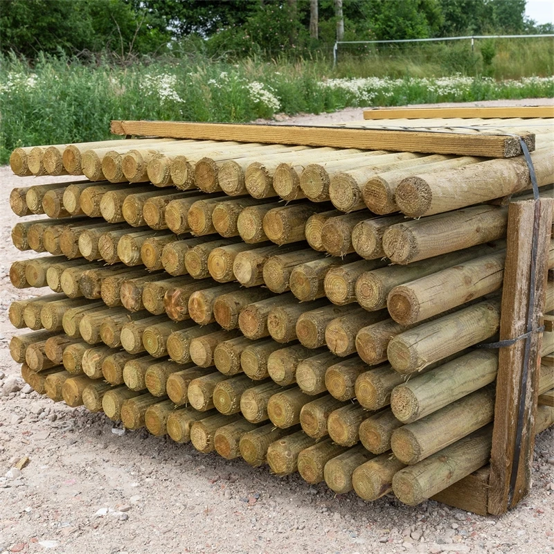 119x VOSS.farming Holzpfähle Rund, Zaunpfahl Holz, Kesseldruckimprägniert Klasse 4, 175cm X 60mm 6 119x VOSS.farming Holzpfähle Rund, Zaunpfahl Holz, Kesseldruckimprägniert Klasse 4, 175cm X 60mm – Bild 4