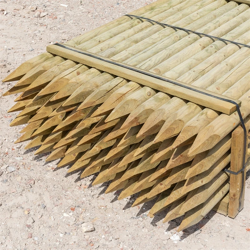 70x VOSS.farming Holzpfähle Rund, Zaunpfahl Holz, Kesseldruckimprägniert Klasse 4, 200cm X 80mm 5 70x VOSS.farming Holzpfähle Rund, Zaunpfahl Holz, Kesseldruckimprägniert Klasse 4, 200cm X 80mm – Bild 3