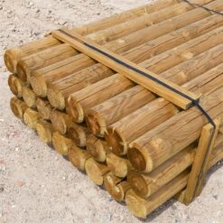 12x VOSS.farming Holzpfähle Rund, Zaunpfahl Holz, Kesseldruckimprägniert Klasse 4, 250cm X 140mm 9 12x VOSS.farming Holzpfähle Rund, Zaunpfahl Holz, Kesseldruckimprägniert Klasse 4, 250cm X 140mm -Optimal Ranchzaun Geschäft 69535 voss farming festzauanpfahl holz 250cm 140mm impraegniert 1