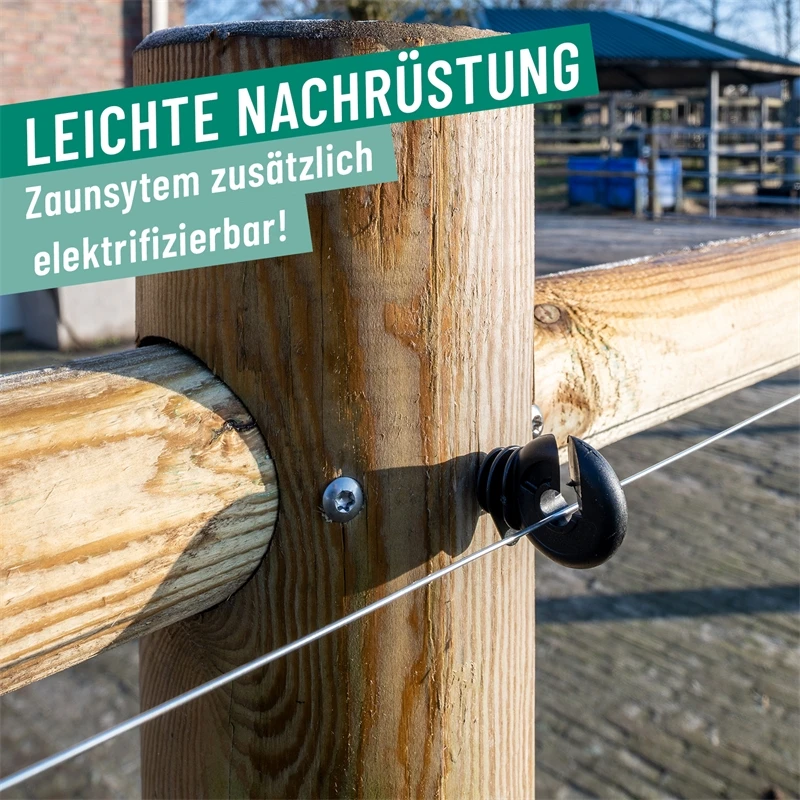 VOSS.farming Pferdezaun Holzpfosten - Arizona Eckpfahl 200cm X 140mm 16 VOSS.farming Pferdezaun Holzpfosten - Arizona Eckpfahl 200cm X 140mm – Bild 14