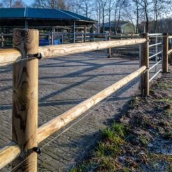 VOSS.farming Pferdezaun Holzpfosten - Arizona Streckenpfahl 200cm X 140mm -Optimal Ranchzaun Geschäft 69650 65 voss farming festzaun pferdezaun mit elektrifizierung