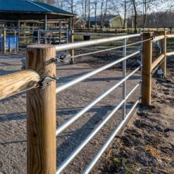 VOSS.farming Pferdezaun Holzpfosten - Arizona Anfangs- Endpfosten 200cm X 140mm -Optimal Ranchzaun Geschäft 69650 65 voss farming holzpfahl extrem stabil hochwertig