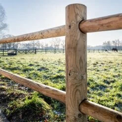 VOSS.farming Pferdezaun Holzpfosten - Arizona Streckenpfahl 200cm X 140mm -Optimal Ranchzaun Geschäft 69650 65 voss farming robuster weidezaun arizonazaun