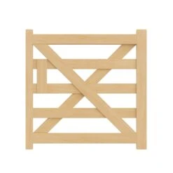 VOSS.farming Englisches Holztor, Holz-Weidetor, Koppeltor 120cm, 122cm Hoch