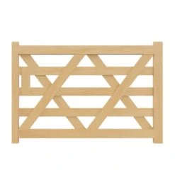 VOSS.farming Englisches Holztor, Holz-Weidetor, Koppeltor 180cm, 122cm Hoch