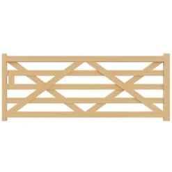 VOSS.farming Englisches Holztor, Holz-Weidetor, Koppeltor 300cm, 122cm Hoch