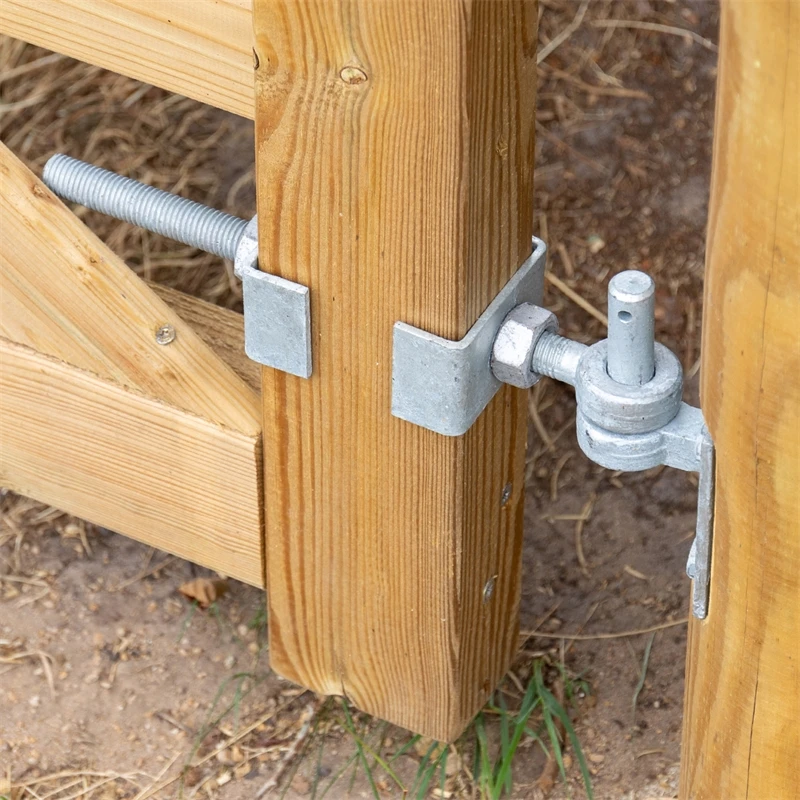 VOSS.farming Montage-Set Für Englisches Holztor, Holz-Weidetor, Koppeltor, Feuerverzinkt 13 VOSS.farming Montage-Set Für Englisches Holztor, Holz-Weidetor, Koppeltor, Feuerverzinkt – Bild 11