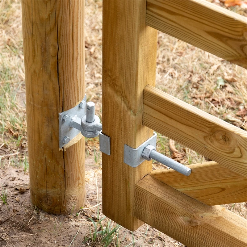 VOSS.farming Montage-Set Für Englisches Holztor, Holz-Weidetor, Koppeltor, Feuerverzinkt 14 VOSS.farming Montage-Set Für Englisches Holztor, Holz-Weidetor, Koppeltor, Feuerverzinkt – Bild 12