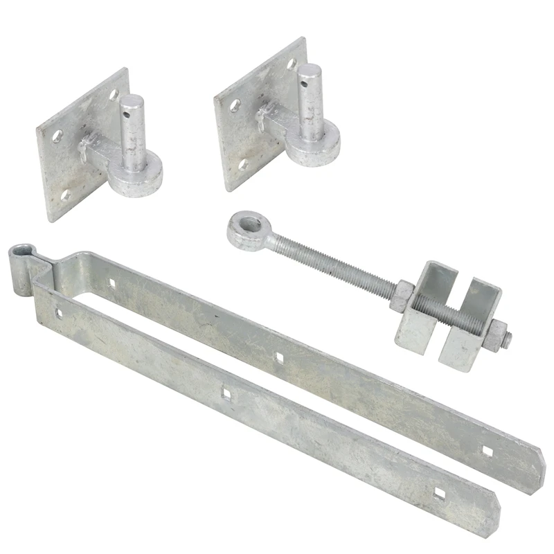 VOSS.farming Montage-Set Für Englisches Holztor, Holz-Weidetor, Koppeltor, Feuerverzinkt 3 VOSS.farming Montage-Set Für Englisches Holztor, Holz-Weidetor, Koppeltor, Feuerverzinkt