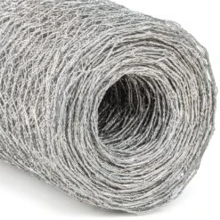 10m VOSS.farming Sechseckgeflecht, Hasendraht, Höhe 75cm - 13x0,7mm, Verzinkt -Optimal Ranchzaun Geschäft 70100 70125 70150 sechseckdraht verzinkt 13mm 10m