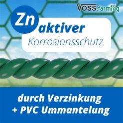 10m VOSS.farming Sechseckgeflecht, Hasendraht, Höhe 100cm - 13x0,9mm, Grün 16 10m VOSS.farming Sechseckgeflecht, Hasendraht, Höhe 100cm - 13x0,9mm, Grün -Optimal Ranchzaun Geschäft 70650 70625 70600 voss farming sechseckgeflecht verzinkt pvc ummantelt