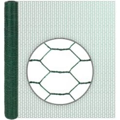 Optimal Ranchzaun Geschäft -Optimal Ranchzaun Geschäft 70650 voss farming sechseckgeflecht pvc gruen kunststoffummantel 100cm 10m 1