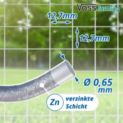 Optimal Ranchzaun Geschäft -Optimal Ranchzaun Geschäft 72100 voss farming volierendraht verzinkt 2