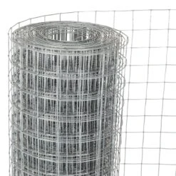 10m VOSS.farming Volierendraht, Drahtgitter, Höhe 100cm - 19x19x0,75mm, Verzinkt -Optimal Ranchzaun Geschäft 72200 volierendraht aufgerollt 10m komplett verzinkt 3