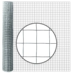VOSS.farming Gartenzaun-SET: Volierendraht 10mx100cm + 8x Metall Zaunpfosten 14 VOSS.farming Gartenzaun-SET: Volierendraht 10mx100cm + 8x Metall Zaunpfosten -Optimal Ranchzaun Geschäft 72200 voss farming volierendrahlt 100cm 10m