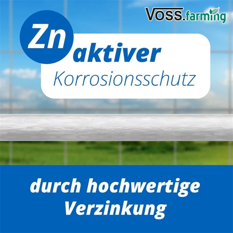 10m VOSS.farming Volierendraht, Drahtgitter, Höhe 100cm - 25,4x25,4x1,05mm, Verzinkt 5 10m VOSS.farming Volierendraht, Drahtgitter, Höhe 100cm - 25,4x25,4x1,05mm, Verzinkt – Bild 3