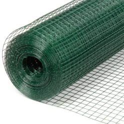 10m VOSS.farming Volierendraht, Drahtgitter, Höhe 100cm - 12,7x12,7x0,9mm, Grün -Optimal Ranchzaun Geschäft 72600 voss farming maschendraht pvc kunststoffummantelt 1