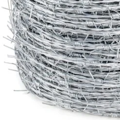 VOSS.farming Stacheldraht Verzinkt, 250m, Ø 1,6mm -Optimal Ranchzaun Geschäft 74200 02 12 voss farming stacheldraht verzinkt 1