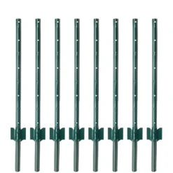 VOSS.farming Gartenzaun-SET: Sechseckgeflecht 10mx50cm + 8x Metall Zaunpfosten 22 VOSS.farming Gartenzaun-SET: Sechseckgeflecht 10mx50cm + 8x Metall Zaunpfosten -Optimal Ranchzaun Geschäft 79902 voss farming u profilpfahl metall pfosten 87cm gruen 2