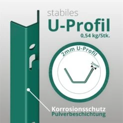 8x VOSS.farming U-Profil Metall-Pfähle 87cm, Zaunpfosten Für Drahtgeflechte Bis 60cm 24 8x VOSS.farming U-Profil Metall-Pfähle 87cm, Zaunpfosten Für Drahtgeflechte Bis 60cm -Optimal Ranchzaun Geschäft 79902 voss farming uprofilpfahl info