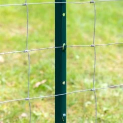 8x VOSS.farming U-Profil Metall-Pfähle 137cm, Zaunpfosten Für Drahtgeflechte Bis 106cm -Optimal Ranchzaun Geschäft 79902 voss farming wildzaunpfahl einfach und schnell montiert