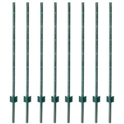 VOSS.farming Gartenzaun-SET: Sechseckgeflecht 10mx100cm, Grün + 8x Metall Zaunpfosten 22 VOSS.farming Gartenzaun-SET: Sechseckgeflecht 10mx100cm, Grün + 8x Metall Zaunpfosten -Optimal Ranchzaun Geschäft 79906 voss farming u profilpfahl metall pfosten 137cm gruen 2