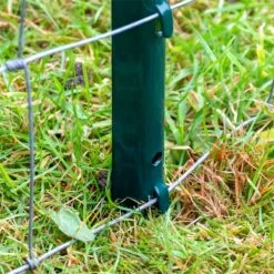 8x VOSS.farming U-Profil Metall-Pfähle 137cm, Zaunpfosten Für Drahtgeflechte Bis 106cm -Optimal Ranchzaun Geschäft 79906 voss farming u profilpfahl mit haken im unteren bereich