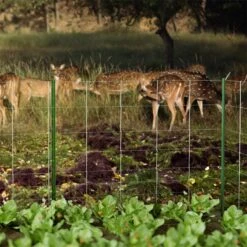 8x VOSS.farming U-Profil Metall-Pfähle 137cm, Zaunpfosten Für Drahtgeflechte Bis 106cm -Optimal Ranchzaun Geschäft 79906 voss farming u profilpfahl schutzzaun wildzaun
