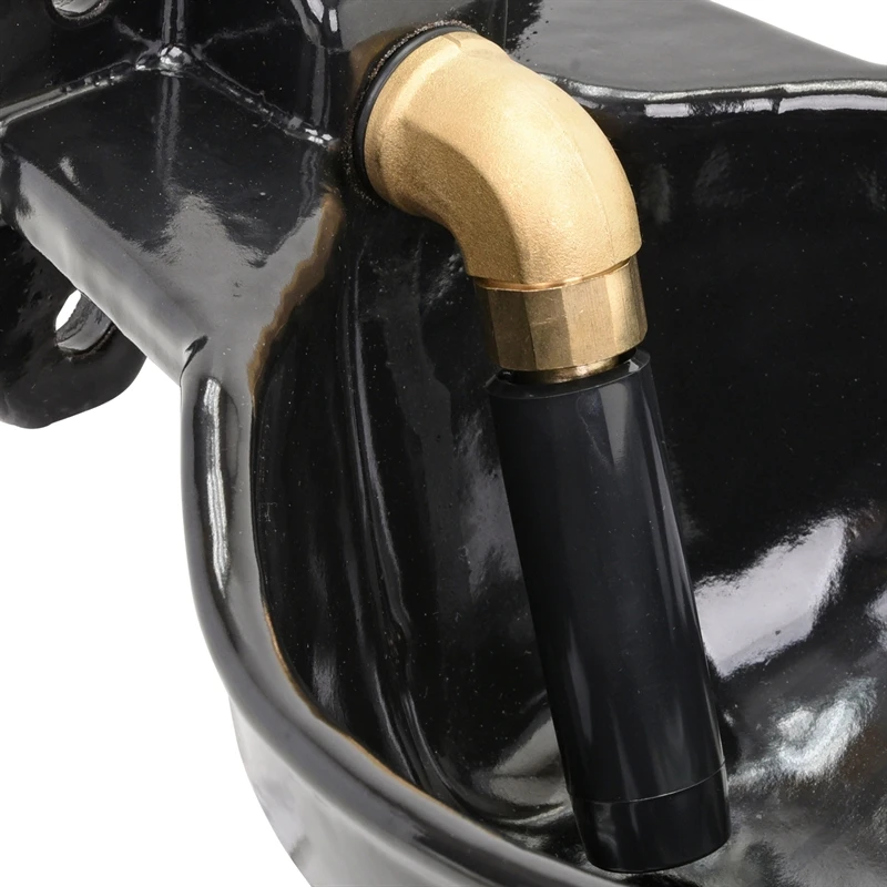 Tränkebecken G51, Emaillierte Gussschale Mit Rohrventil, Tränke Für Rinder Und Pferde 8 Tränkebecken G51, Emaillierte Gussschale Mit Rohrventil, Tränke Für Rinder Und Pferde – Bild 6