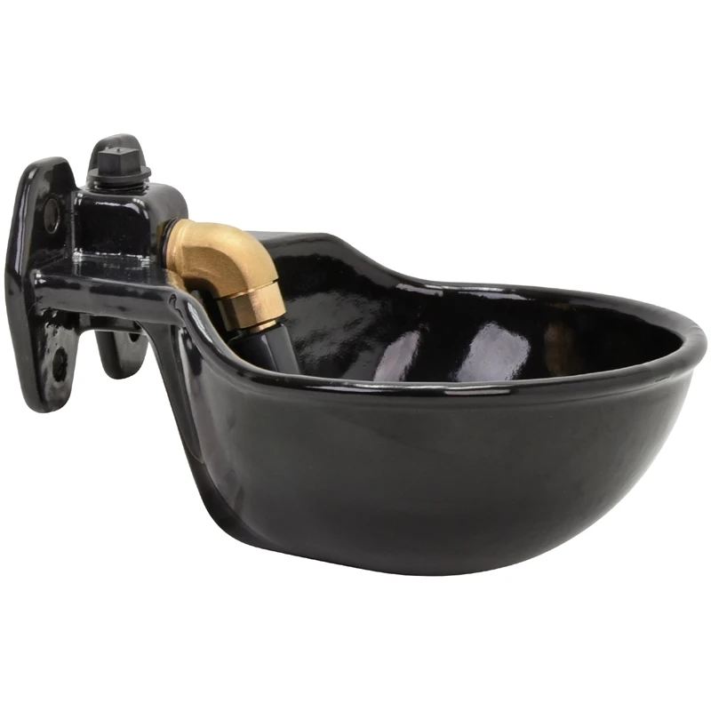 Tränkebecken G51, Emaillierte Gussschale Mit Rohrventil, Tränke Für Rinder Und Pferde 5 Tränkebecken G51, Emaillierte Gussschale Mit Rohrventil, Tränke Für Rinder Und Pferde – Bild 3