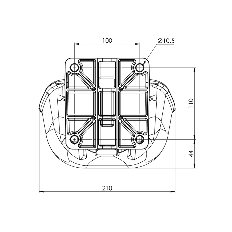 2x Tränkebecken K50 Aus Kunststoff Mit Druckzunge - Rindertränke, Pferdetränke, Schwarz 14 2x Tränkebecken K50 Aus Kunststoff Mit Druckzunge - Rindertränke, Pferdetränke, Schwarz – Bild 12