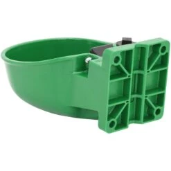 Tränkebecken K50 Mit Druckzunge Aus Hochwertigem Kunststoff, Für Rinder Und Pferde, Grün -Optimal Ranchzaun Geschäft 81420 Traenkebecken gruen K50 Kunststofftraenke mit Zunge