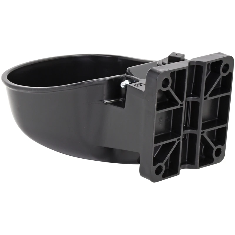 Kunststoff-Tränkebecken K50 Mit Druckzunge - Selbsttränke Für Pferde Und Rinder, Schwarz 10 Kunststoff-Tränkebecken K50 Mit Druckzunge - Selbsttränke Für Pferde Und Rinder, Schwarz – Bild 8